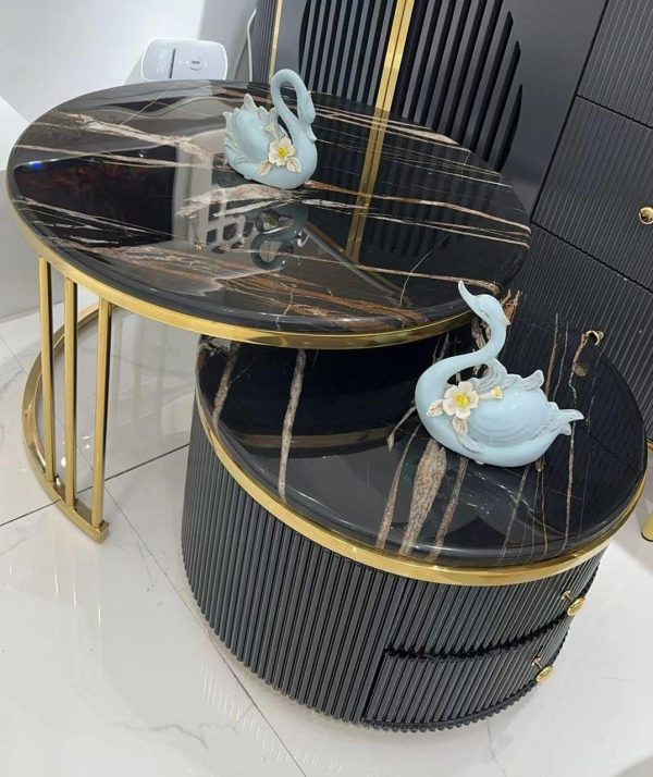 2 in 1 Marble Center Table