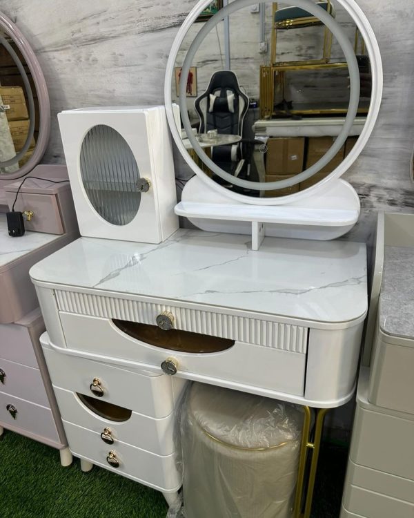 Beautiful Mirror Consoles With Stool - Image 5