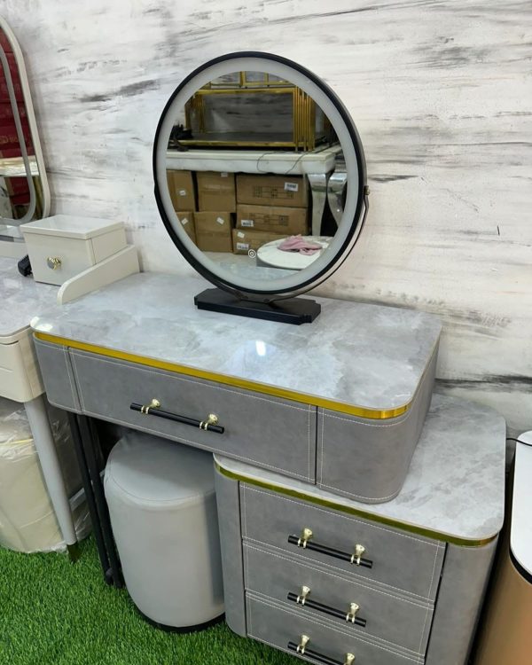 Beautiful Mirror Consoles With Stool - Image 6