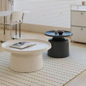 2 in 1 Round Center and Cofee Table